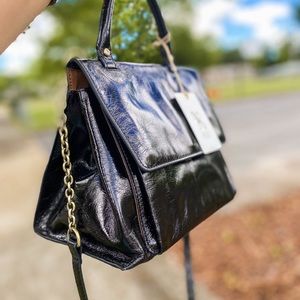 HOBO METER BLACK CROSSBODY/SHOULDER PURSE NEW